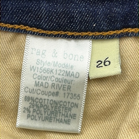 Rag & Bone 10 Inch Ankle Skinny Size 26 - Picture 10 of 16